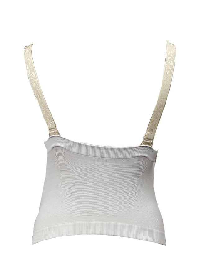 BIMEI Fake Pregnant Belly Cover Adult Belly Filler Pregnant Woman Actor Bag Accessories (Medium, Beige) - Image 3